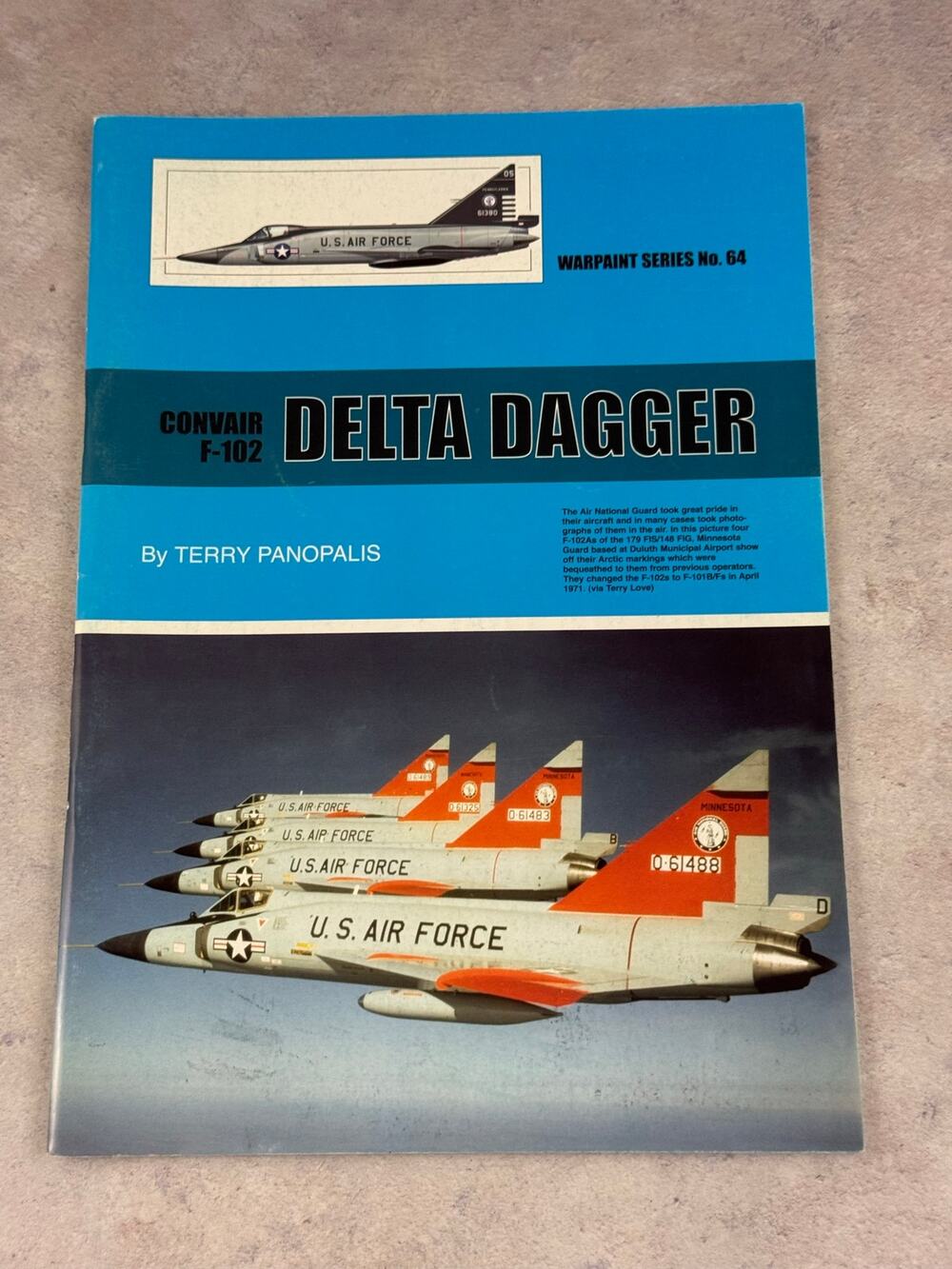 Warpaint Series No 64 Convair F-102 Delta Dagger Aviation Modelling Book